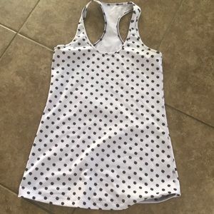 Polka dot lululemon tank